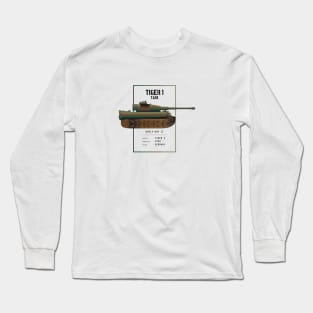 1942 Tiger 1 Tank Long Sleeve T-Shirt